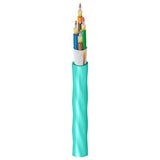 Belden FI3D048PK | 48-Fiber (12Fx4) Indoor Tight Buffer OM3 Fiber Cable, OFNP Aqua Jacket