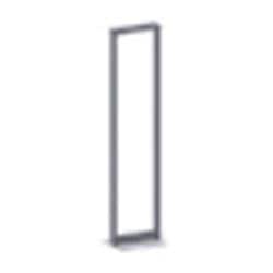Belden XDR8419-312W |  Steel Welded - 2 Post, 84" Distribution Rack, #12-24 Tapped 3" Channel With Angle Base.
