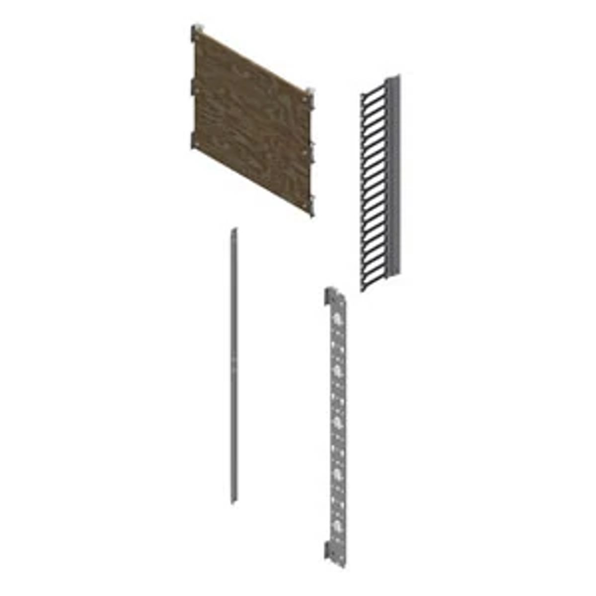 Belden XHW36BBD | Wall Mount Cabinet, Steel, 19 RU, Black, 36 in.