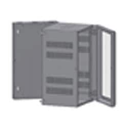 Belden XWM-3606-GD-3 | 36" Wall Mount Enclosure, 6" Depth With Glass Door With Lock.