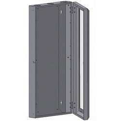 Belden ENT XWM-4806-GD-2 | Wall Mount Enclosure, 21.25 X 6 (wxd), 48 (25ru) Frame Height, Glass Door With Lock, Steel, Beige