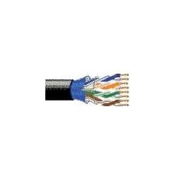 Belden Y62007 0101000 | 24 Awg -4 Pair Stranded Shield Cat5E, Polyolefin/Ind Pv Conductor Black, Level 2