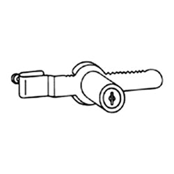 Belwith Products Llc 1306 KD | Lock, Showcase, Chrome Plated