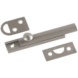 Belwith Products Llc 1849 | Slide Bolt, 3" Length, Polished Brass, for Flush/Recessed Door