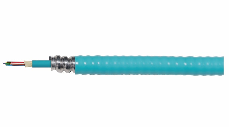 Berk-Tek PDPK006EB301025 | Premise Distribution Cable, OM3 Fiber, 900µm Tight Buffered Cable, 6 Fiber, Plenum Fire Rating