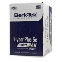 Berk-Tek 11075017 | Hyperplus 5E, Category 5E, Riser Utp Cable, Green, Box Of 1,500 Ft.