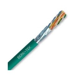 Berk-Tek 11083158 | Category 6A Utp Cable, Lanmark-Xtp, Plenum, Small Diameter Of 0.275", 4-Pair 23 Awg Solid Bare Copper, Green Jacket