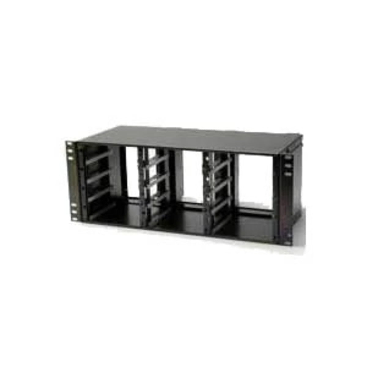 Berk-Tek 81000568 | Power Injection Device Chassis, 4U, Modular/Rack Mount, 19" Width X 9.62" Depth, Steel, Black, With Class 2 Power Output Terminal Block