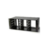 Berk-Tek 81000568 | Power Injection Device Chassis, 4U, Modular/Rack Mount, 19" Width X 9.62" Depth, Steel, Black, With Class 2 Power Output Terminal Block