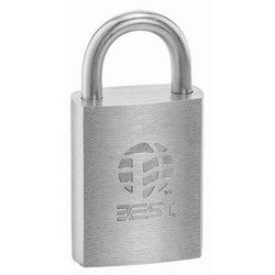 Best Access Solutions 11B-7-20-L-F3-LC | Padlock, Interchangeable Core, Non-Key Retained, 7-Pin Housing, 1/4" Diameter, 1-1/2" Shackle Height, Brass