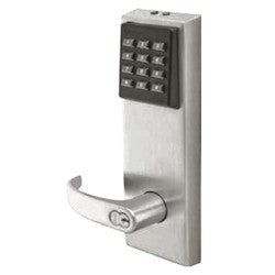 Best Access Solutions 9KZ-3-7-DV-15-KP-S3-626 | 9K Series Lockset, Prepped for 7-Pin IC Core, Keypad, ANSI, Satin Chrome (US26D)