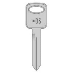Bianchi Usa Inc BH75 | Vehicle Key, Non-Transponder, Double Side, Metal Head, For Ford