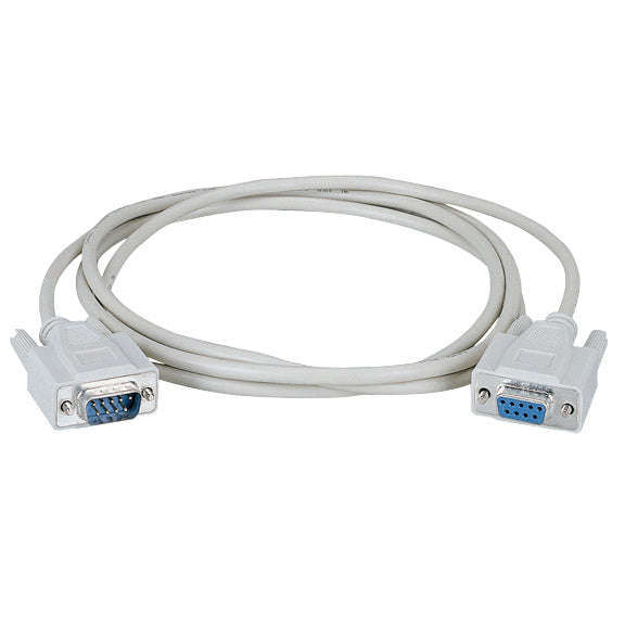 Black Box Network Services BC00231 | RS-232 Serial Cable - Shielded, PVC, Molded, DB9 Male/Female with Thumbscrews