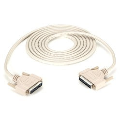 Black Box Network Services BC00706 | RS-232 Serial Cable - Shielded, PVC, Molded, DB25 Male/Male with Thumbscrews