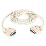 Black Box Network Services BC00706 | RS-232 Serial Cable - Shielded, PVC, Molded, DB25 Male/Male with Thumbscrews