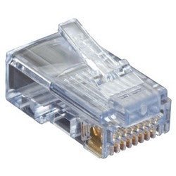 Black Box Network Services C5EEZUP-100PAK | Cat5e EZ RJ45 Plug Connector, Unshielded, 100-Pack