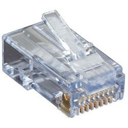 Black Box Network Services C6EZUP-100PAK | CAT6 EZ RJ45 Plug Connector, Unshielded, 100-Pack