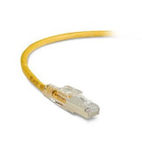 Black Box Network Services C6PC70S-YL-01 | CAT6 250-MHz Locking Snagless Stranded Ethernet Patch Cable - Shielded (S/FTP), CM PVC (RJ45 M/M), Yellow