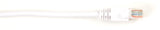 Black Box Network Services CAT5EPC-004-WH | CAT5e UTP Patch Cable, Molded Snagless, RJ45, White, 4-ft