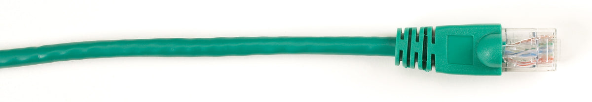Black Box Network Services CAT6PC-005-GN | CAT6 250-MHz Molded Snagless UTP Ethernet Patch Cable, PVC, RJ45 M/M, Green, 5-ft.