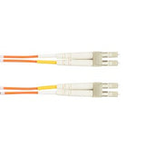 Black Box Network Services EFN110-030M-LCLC | OM1 62.5/125 Multimode Fiber Optic Patch Cable - OFNR PVC, LC to LC, Orange, 30-m