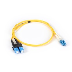Black Box Network Services EFN310-015M-SCLC | OS2 Fiber Patch Cable - SC to LC, Yellow