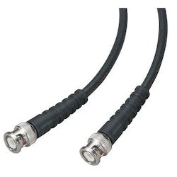 Black Box Network Services ETN59-0020-BNC | Coax Patch Cable - RG59, Shielded, BNC, Male/Male, Black, 20-ft.