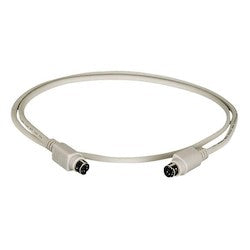 Black Box Network Services EVMPS03-0003-MM | 6-Pin Mini DIN Cable - Male/Male, 3-ft.