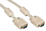 Black Box Network Services EVNPS06-0010-MM | VGA Video Cable with Ferrite Core - Male/Male, Beige, 10-ft.
