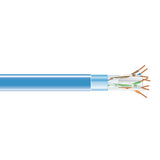 Black Box Network Services EVNSL0601A-1000 | CAT6 400-MHz Solid Ethernet Bulk Cable - Shielded, Blue, 1000-ft. Spool
