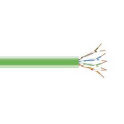 Black Box Network Services EVNSL082A-1000 | CAT5e 350-MHz Stranded Ethernet Bulk Cable - Unshielded, Green, 1000-ft. Spool
