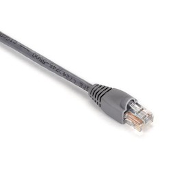 Black Box Network Services EVNSL80 | CAT5e 350-MHz Snagless Stranded Ethernet Patch Cable - Unshielded (UTP), CM PVC (RJ45 M/M), Gray