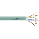 Black Box Network Services EYN859A-PB-1000 | CAT5e 350-MHz Solid Ethernet Bulk Cable - Unshielded (UTP), CMR PVC, Green, 1000-ft. (304.8-m) Pull-Box