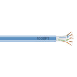 Black Box Network Services EYN870A-PB-1000 | CAT6 Bulk Ethernet Cable - PVC, Blue