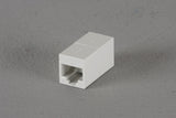 Black Box Network Services FM606 | CAT6 Unshielded Straight-Pin Coupler - White