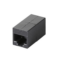 Black Box Network Services FM609 | CAT6 Coupler - Unshielded, Straight-Pin, Black