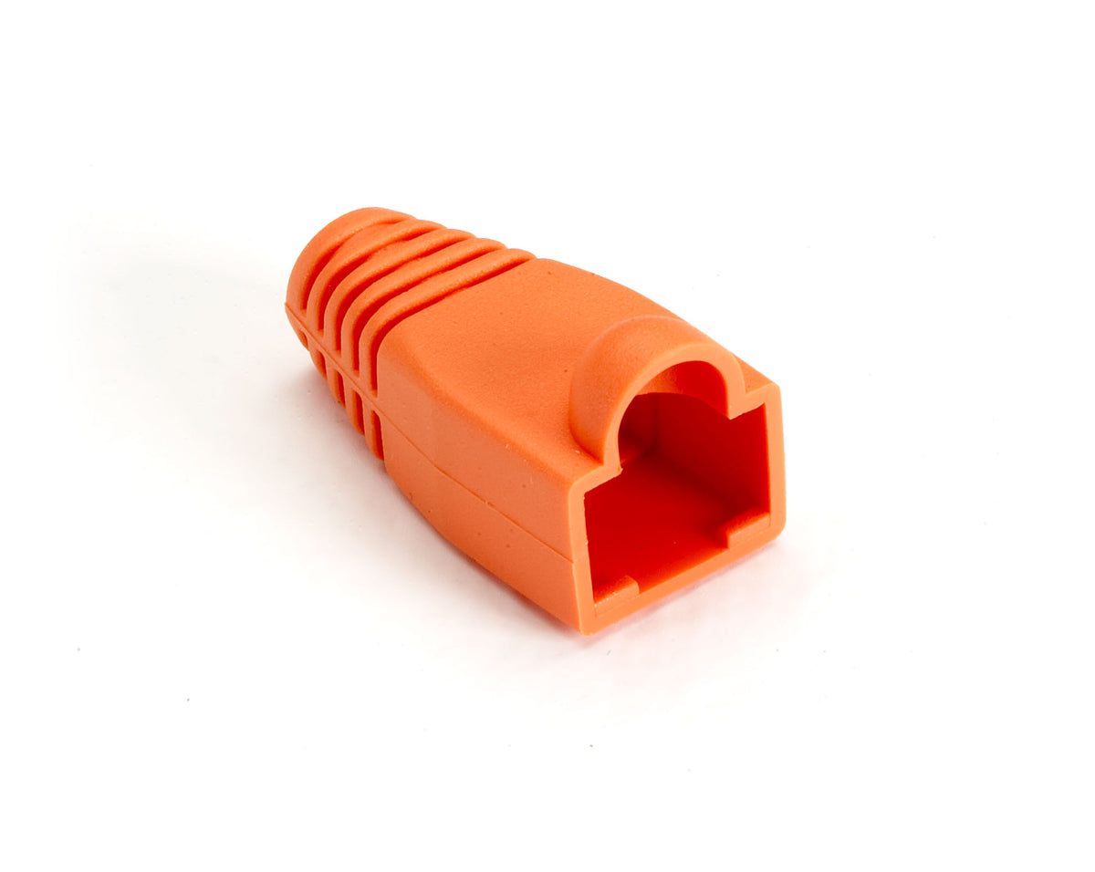 Black Box Network Services FMT736 | Snagless Cable Boot - Orange, 50-Pack