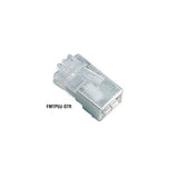 Black Box Network Services FMTP5U-SLD | CAT5 Unshielded Modular Plug for Solid Wire 25-Pack