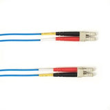 Black Box Network Services FOCMR10-001M-LCLC-BL | OM3 Fiber Patch Cable - LC to LC, Blue