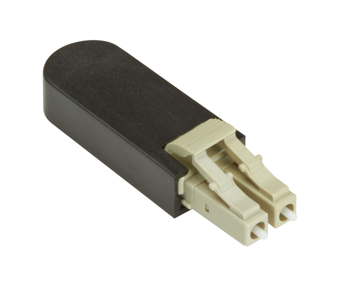 Black Box Network Services FOLB50M3-LC | Fiber Optic Loopback - OM3, LC, Black