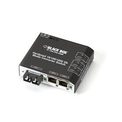 Black Box Network Services LBH2001A-H-SC | Hardened Gigabit Switch - Copper to SC Fiber