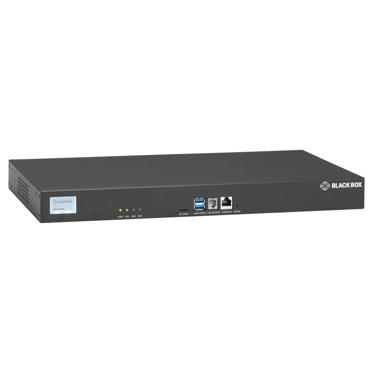 Black Box Network Services LES1732A-R2 | Console Server - POTS Modem, Dual 10/100/1000, 32-Port