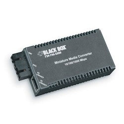 Black Box Network Services LGC125A-R2 | Gigabit Media Converter, Copper to Single-mode Fiber, SC, 10km