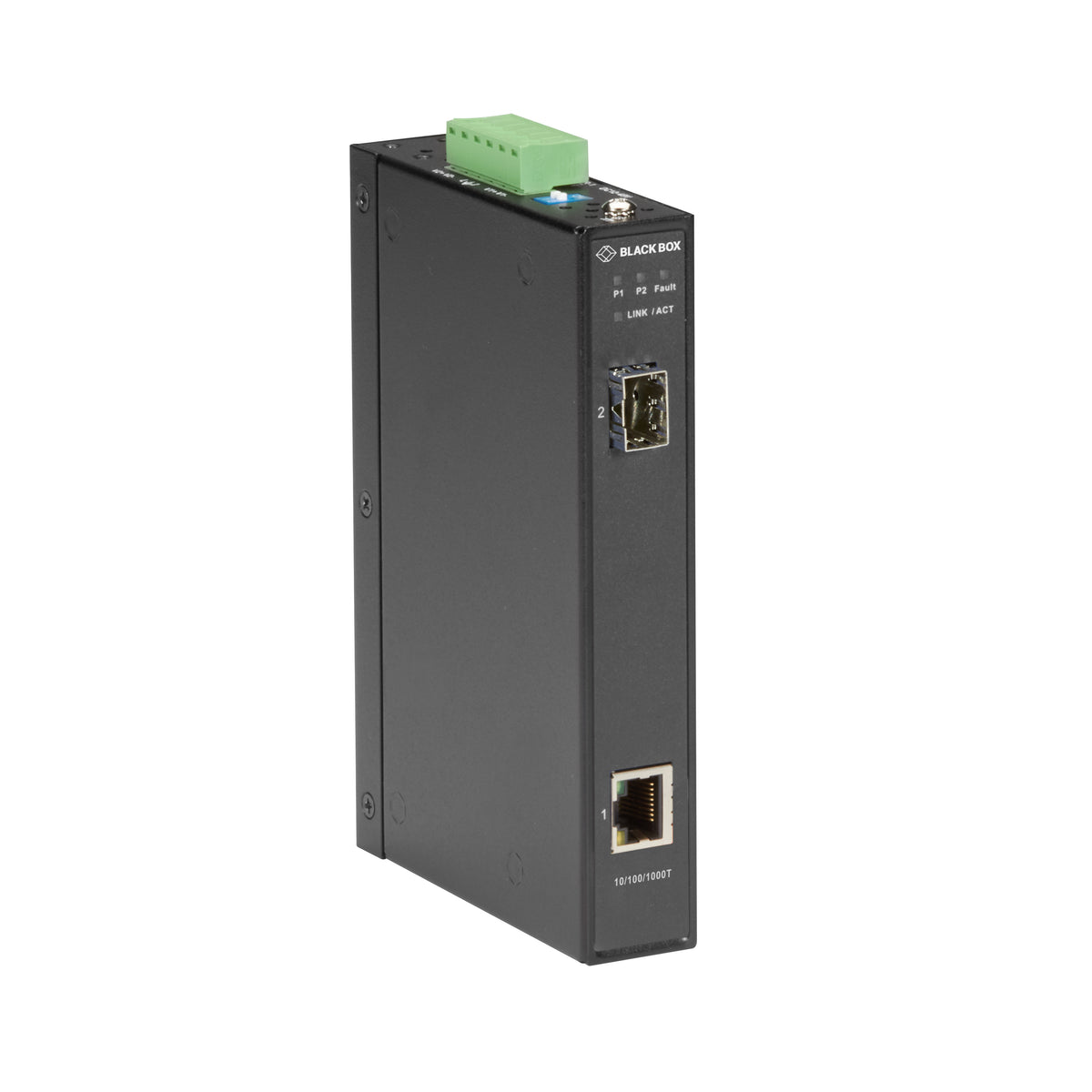 Black Box Network Services LGC280A | Industrial Media Converter - Copper to Fiber SFP