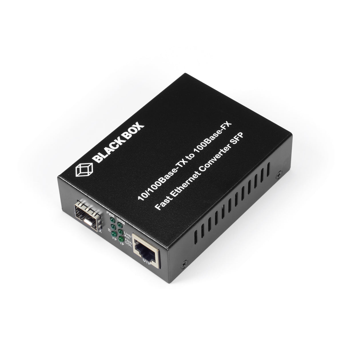 Black Box Network Services LHC210A | Fast Ethernet Media Converter - Copper to Fiber SFP