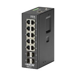 Black Box Network Services LIG1014A | Managed Switch - (10) RJ45, (4) SFP