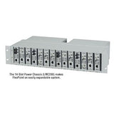 Black Box Network Services LMC200 | Media Converter Chassis - 14-Slot, Rackmount, 115-230VAC