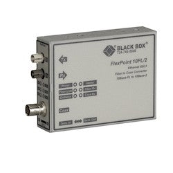 Black Box Network Services LMC211A-MM | Ethernet Media Converter - 10-Mbps ThinNet to Multimode Fiber, 850nm, 2km, ST