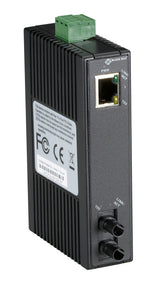 Black Box Network Services LMC270A-SM-20K-ST | Fast Ethernet Media Converter - Copper to Single-mode Fiber, Hardened, 1310nm, 20km, ST