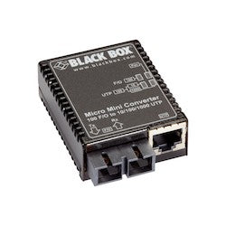 Black Box Network Services LMC402A | Fast Ethernet Media Converter - Copper to Multimode Fiber, 1310nm, 5km, SC